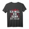 Ich will Ich kann Ich werde Motivations Design & Inspiration T-Shirt – Für Sport, Unternehmertum & Motivation