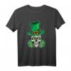 St. Patrick's Day T-Shirt mit Sugar Skull – Cooles irisches Motiv, Kleeblatt & grüne Farbe für Partys, Geschenke & Irish Pub Feier