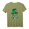 St. Patrick's Day T-Shirt mit Sugar Skull – Cooles irisches Motiv, Kleeblatt & grüne Farbe für Partys, Geschenke & Irish Pub Feier