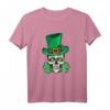 St. Patrick's Day T-Shirt mit Sugar Skull – Cooles irisches Motiv, Kleeblatt & grüne Farbe für Partys, Geschenke & Irish Pub Feier