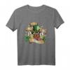 HapDeer T-Shirt mit irischem Motiv - Kleeblatt, Bierkrug & Kobold für Saint Patrick's Day & irische Feierlichkeiten