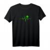 St. Patrick's Day Herzschlag & Irisches Kleeblatt T-Shirt – Coole Geschenkidee für Damen, Herren & Kinder für irische Feste und Feiern