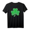 Grünes 3-blättriges Kleeblatt T-Shirt – Irisches Symbol für St. Patrick's Day & Glücksbringer Geschenk