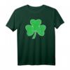 Grünes 3-blättriges Kleeblatt T-Shirt – Irisches Symbol für St. Patrick's Day & Glücksbringer Geschenk