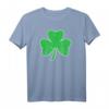 Grünes 3-blättriges Kleeblatt T-Shirt – Irisches Symbol für St. Patrick's Day & Glücksbringer Geschenk