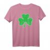Grünes 3-blättriges Kleeblatt T-Shirt – Irisches Symbol für St. Patrick's Day & Glücksbringer Geschenk