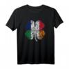 Irish French Flag T-Shirt mit Shamrock Design für St. Patrick's Day Parade, Heritage & Patriotisches Geschenk