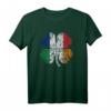 Irish French Flag T-Shirt mit Shamrock Design für St. Patrick's Day Parade, Heritage & Patriotisches Geschenk