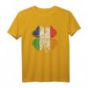 Irish French Flag T-Shirt mit Shamrock Design für St. Patrick's Day Parade, Heritage & Patriotisches Geschenk