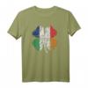 Irish French Flag T-Shirt mit Shamrock Design für St. Patrick's Day Parade, Heritage & Patriotisches Geschenk