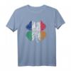 Irish French Flag T-Shirt mit Shamrock Design für St. Patrick's Day Parade, Heritage & Patriotisches Geschenk