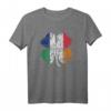 Irish French Flag T-Shirt mit Shamrock Design für St. Patrick's Day Parade, Heritage & Patriotisches Geschenk