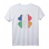 Irish French Flag T-Shirt mit Shamrock Design für St. Patrick's Day Parade, Heritage & Patriotisches Geschenk