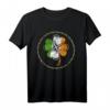 Irish Vintage Shamrock St. Patrick's Day Flag T Shirt - Celebrate Irish Pride & Parade with Festive Shamrock Clover & Flag Design