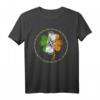 Irish Vintage Shamrock St. Patrick's Day Flag T Shirt - Celebrate Irish Pride & Parade with Festive Shamrock Clover & Flag Design