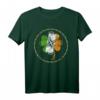 Irish Vintage Shamrock St. Patrick's Day Flag T Shirt - Celebrate Irish Pride & Parade with Festive Shamrock Clover & Flag Design