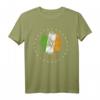Irish Vintage Shamrock St. Patrick's Day Flag T Shirt - Celebrate Irish Pride & Parade with Festive Shamrock Clover & Flag Design