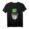 Lucky Patrick mit Maske Irish Drinking T-Shirt – Perfekt für St. Patrick's Day, Zocker und Irland-Fans als Geschenk