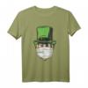 Lucky Patrick mit Maske Irish Drinking T-Shirt – Perfekt für St. Patrick's Day, Zocker und Irland-Fans als Geschenk