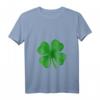 Damen Klee Kostüm zum St. Patrick's Day - Grünes Irland Outfit für Fasching, Karneval & Fastnacht mit V-Ausschnitt, Gruppenkostüm & Partnerlook
