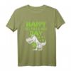 Kinder Happy St Pat T-Rex Day Dino Saurus T-Shirt – Lustige Dinosaurier Kleidung für Jungen zum St. Patrick's Day, Geburtstags- oder Feiertagsgeschenk