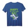Kinder Happy St Pat T-Rex Day Dino Saurus T-Shirt – Lustige Dinosaurier Kleidung für Jungen zum St. Patrick's Day, Geburtstags- oder Feiertagsgeschenk