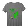 St. Patrick's Day Shirt mit Kleeblatt in Grün Weiß Schwarz – Lustiges irisches Partyshirt für Männer, Frauen & Singles, ideal als Geschenk und Kostüm für Feiern in Mallorca, Ibiza, Köln & Berlin