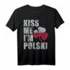 Kiss Me Im Polski Polish St Patrick's Day T-Shirt – Kultureselles Shirt für Polen, Irland & Irisch-Polnische Feierlichkeiten