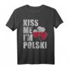 Kiss Me Im Polski Polish St Patrick's Day T-Shirt – Kultureselles Shirt für Polen, Irland & Irisch-Polnische Feierlichkeiten