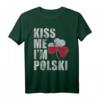Kiss Me Im Polski Polish St Patrick's Day T-Shirt – Kultureselles Shirt für Polen, Irland & Irisch-Polnische Feierlichkeiten