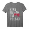 Kiss Me Im Polski Polish St Patrick's Day T-Shirt – Kultureselles Shirt für Polen, Irland & Irisch-Polnische Feierlichkeiten