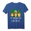 St. Patricks Day 2023 Gnomes Bierzwerg T-Shirt für Damen und Herren – Lustiges Design mit Kleeblatt, Bier und irischen Farben