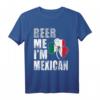 Beer Me Im Mexican St Patrick's Day T-Shirt – Kulturelles Bierfest-Shirt für Irisch, Mexikanisch & Latino Feierlichkeiten