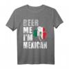 Beer Me Im Mexican St Patrick's Day T-Shirt – Kulturelles Bierfest-Shirt für Irisch, Mexikanisch & Latino Feierlichkeiten
