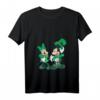 HapDeer Mickey Minnie Shamrock T-Shirt mit V-Ausschnitt – Perfekt für St. Patrick’s Day und Geburtstagsfeiern für Männer, Frauen, Kinder & Familie