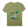 HapDeer Mickey Minnie Shamrock T-Shirt mit V-Ausschnitt – Perfekt für St. Patrick’s Day und Geburtstagsfeiern für Männer, Frauen, Kinder & Familie