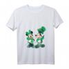 HapDeer Mickey Minnie Shamrock T-Shirt mit V-Ausschnitt – Perfekt für St. Patrick’s Day und Geburtstagsfeiern für Männer, Frauen, Kinder & Familie