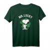 HapDeer St. Patrick's Day Snoopy Mr. Lucky T-Shirt - Lizenziertes Fanartikel, perfekt für Feier & Glücksbringer