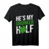 St. Patrick's Day Partnerlook T-Shirt - Lustiges irisches Kostüm mit Kleeblatt, Geschenkidee für Paare & Irland Fans
