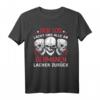 Der Tod lacht uns alle an Germanen lachen zurück T-Shirt – Originelles Deutschland Outfit für Fans historischer Symbole & Germanen-Kultur