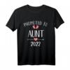 Befördert zur Tante 2022 Schwangerschaft verkünden T-Shirt – Perfekt für Baby-News & Baby-Erwartung