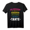 Lustiges T-Shirt für Neffe und Nichte - Ich versuche mich zu benehmen, aber ich komme nach meiner Tante.. Perfekt als humorvolles Geschenk
