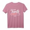 Tante lädt Ladebalken T-Shirt – Humorvolles Schwangerschafts- und Babyfreude-Shirt für Familien und Tanten