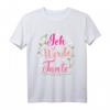 Ich Werde Tante Schwangerschaftsankündigung T-Shirt – Lustige Überraschung für werdende Tanten, Familie & Freunde