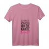 Damen T-Shirt 'Ich Bin Die Ich Geb Mir Die Kante Tante' mit V-Ausschnitt – Lustiges Partyoutfit für Frauen, die Bier, Sekt und Schnaps lieben