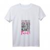 Damen T-Shirt 'Ich Bin Die Ich Geb Mir Die Kante Tante' mit V-Ausschnitt – Lustiges Partyoutfit für Frauen, die Bier, Sekt und Schnaps lieben