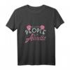 Damen Lieblingsleute nennen mich Tante Floral Design Distressed T-Shirt – Perfekt für Weihnachten, Geburtstag & Familientreffen
