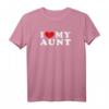 I Love My Aunt, Ich liebe meine Tante T-Shirt - Vintage Design, Perfekt als Geschenk für die liebe Tante