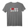 I Love My Aunt, Ich liebe meine Tante T-Shirt - Vintage Design, Perfekt als Geschenk für die liebe Tante