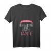 Damen T-Shirt 'Ich Bin Die Ich Geb Mir Die Kante Tante' - Lustige Geschenkidee für alkoholbegeisterte Tanten mit V-Ausschnitt